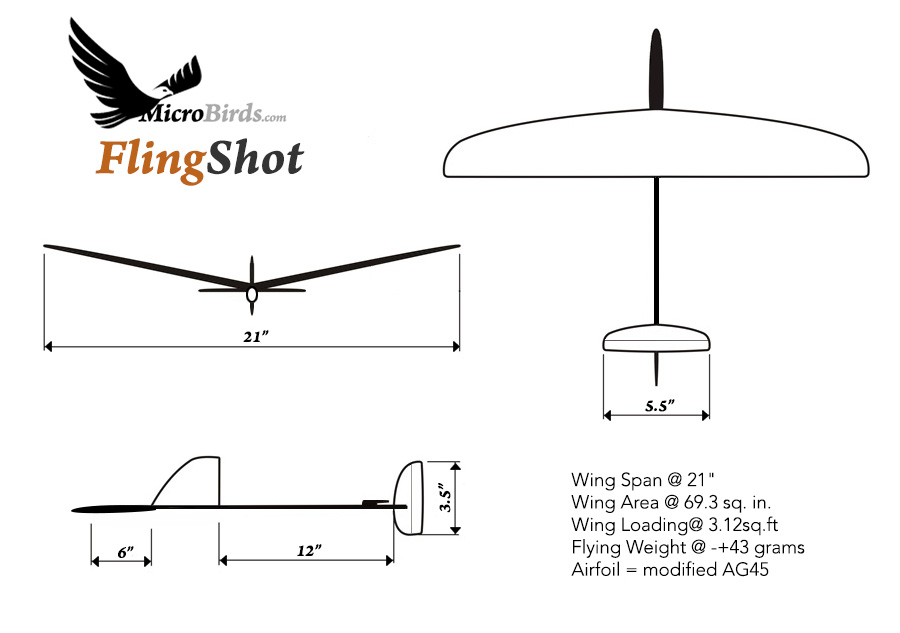 Micro DLG RC Glider Balsa Carbon Mini Radio Controlled HLG Glider Plane