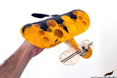 orange-micro-lazy-bee-electric-rc-airplane-kit-microbirds-radio-control-airplane-fly-toy-hobby
